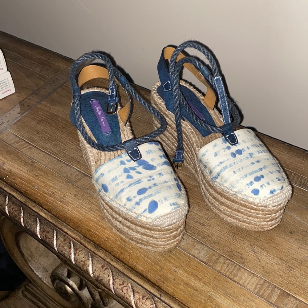 Ralph Lauren purple label espadrilles